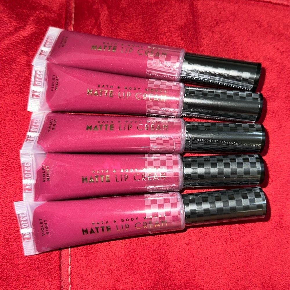 BBW 5 pk Matte Lip Cream Violet Night